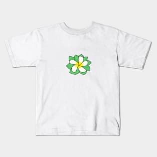 Frangipani Ocean Leaf Kids T-Shirt